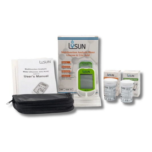 2-in-1 Glucose + Uric Acid Meter